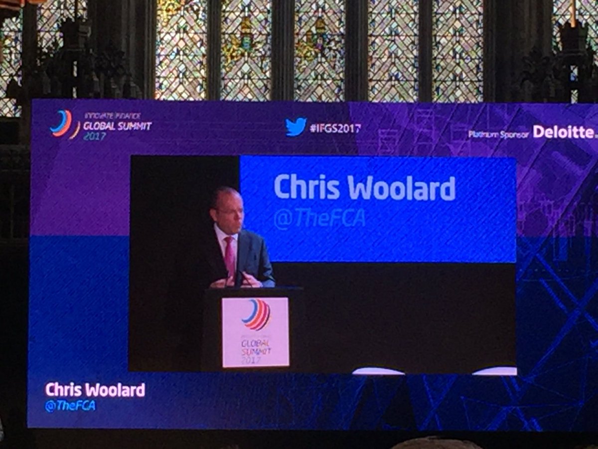TheFCA's tweet photo. CW: As long as firms are developing innovative solutions that offer better outcomes for consumers, we're open for business #IFGS2017 https://t.co/s55y7xdmRl
