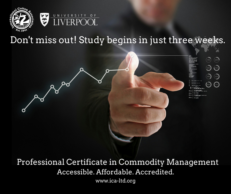 ICALtd's tweet photo. Don't miss your chance to prove your #commodity credentials! Just 3 weeks till study starts on our #ProfCert #CPD https://t.co/Gs4MZRhBWX https://t.co/BZBa7FCZvP