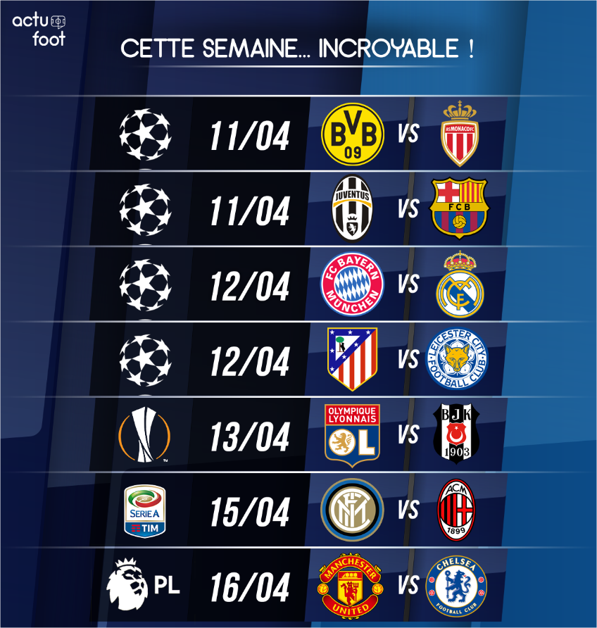 ActuFoot_'s tweet photo. Cette semaine... 😍 https://t.co/UYJyT0ROml