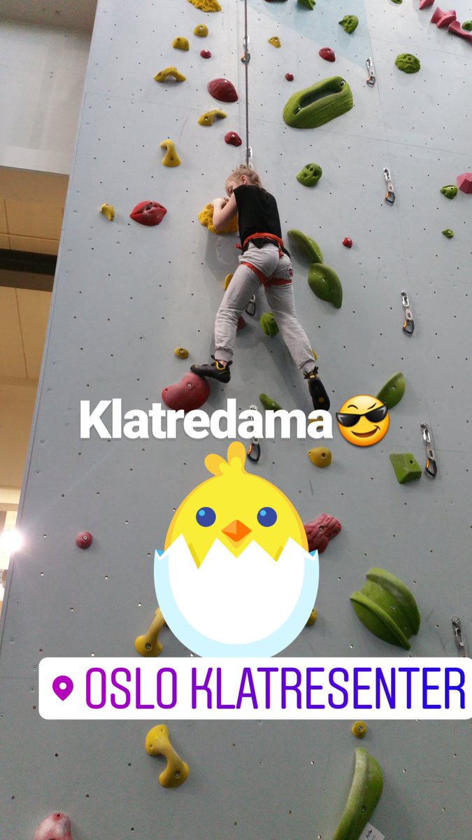 Påskeklatring. #osloklatresenter #høyt#nervøs