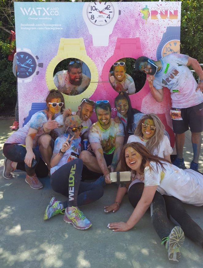 kacegreece's tweet photo. Απλά υπέροχοι!! 😁😁📸📸 #Thankyou Colour Day Runners!! 🏃🏃‍⌚️⌚️
#colourdayrun #changeyourcolor #watxandco_greece #kacegreece https://t.co/hCjYbvkj4l