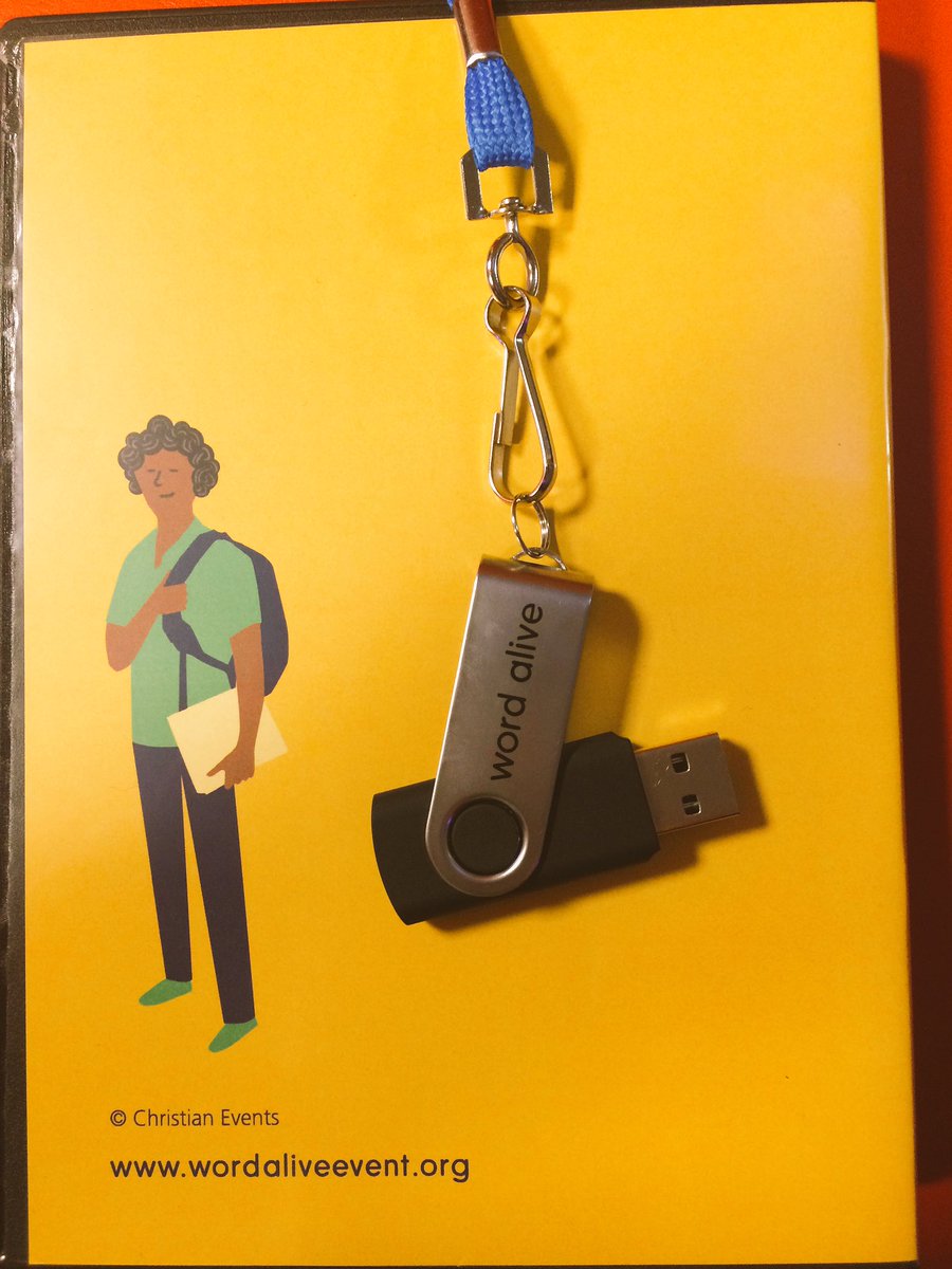 New for this year! USB sticks with talks on. Order in the hub to take home on Thursday. @WordAliveEvent #WAEvent2017