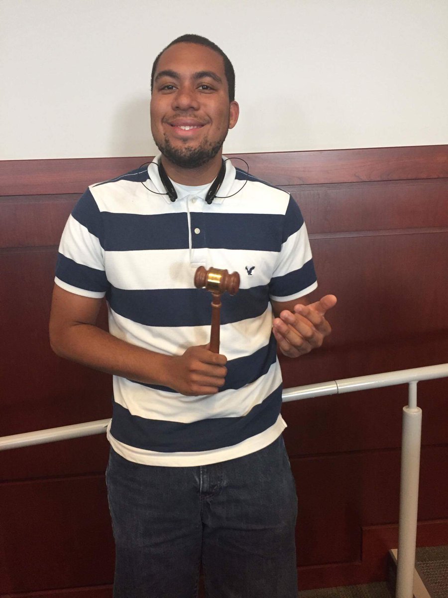 Congrats to Stevin Smith! Winning a Best Witness Award at the 3rd Annual Mock Trial Charity Tournament hosted by <a href="/UFLitiGators/">The LitiGators</a> &amp; PLHS