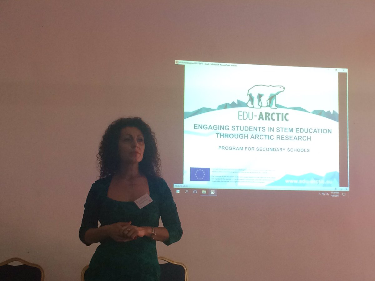 natalijaaceska's tweet photo. @eduarctic presentation at #EduConference2017 in Struga, Macedonia, presented by #natalijaaceska. https://t.co/tfve7t9KNl