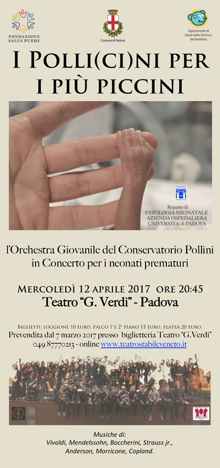 comunepadova's tweet photo. Concerto benefico "I Polli(ci)ni per i più piccini" - mercoledì 12 aprile alle 20.45 al Teatro Verdi https://t.co/VvG2zWp24P #Padova https://t.co/vHGacxukhl