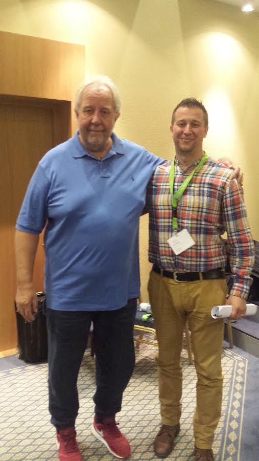 IMCBL_Affidea's tweet photo. Naš medicinski fizičar Dražan Jaroš u društvu Tommy Knoosa, direktora ESTRO kursa, održanog prošle sedmice u Varšavi. https://t.co/dtWsjqiuqB