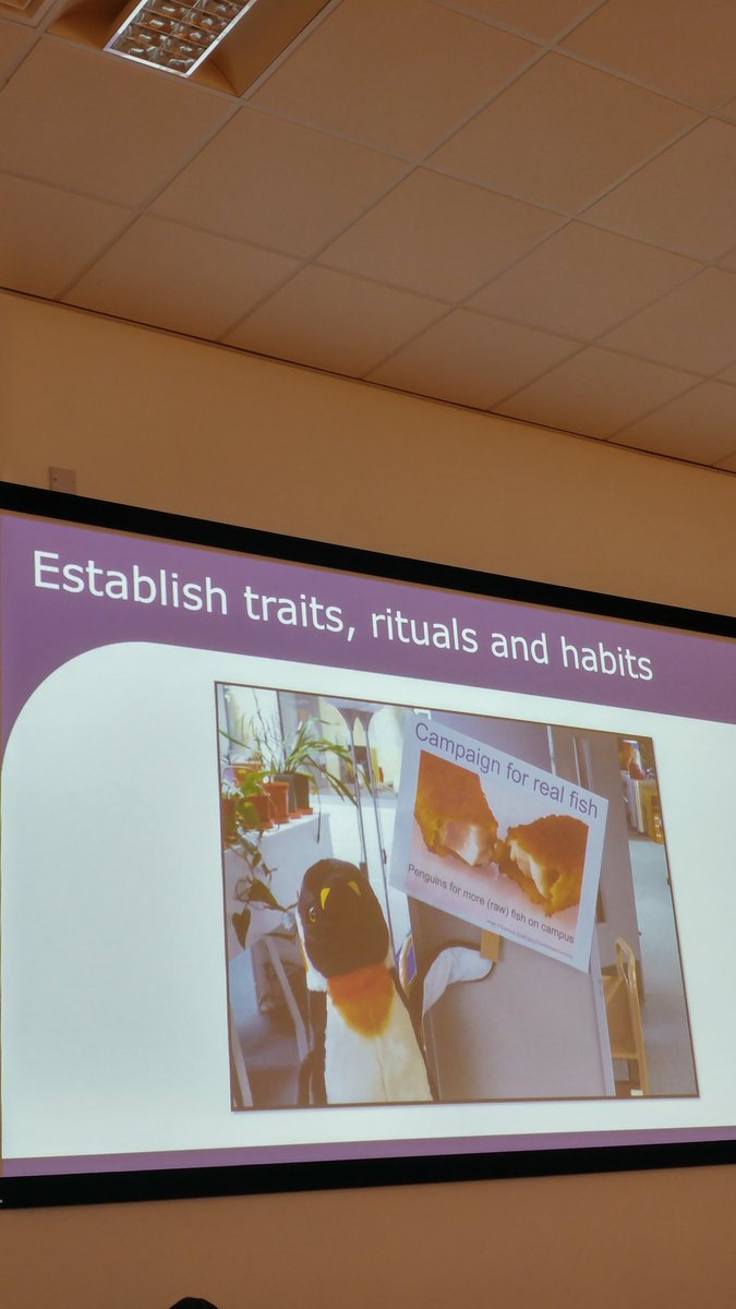 eLibraryDude's tweet image. Lots of fascinating insights on the use of #librarymascots by @UoPlibrary @uoppenguin #arlg17