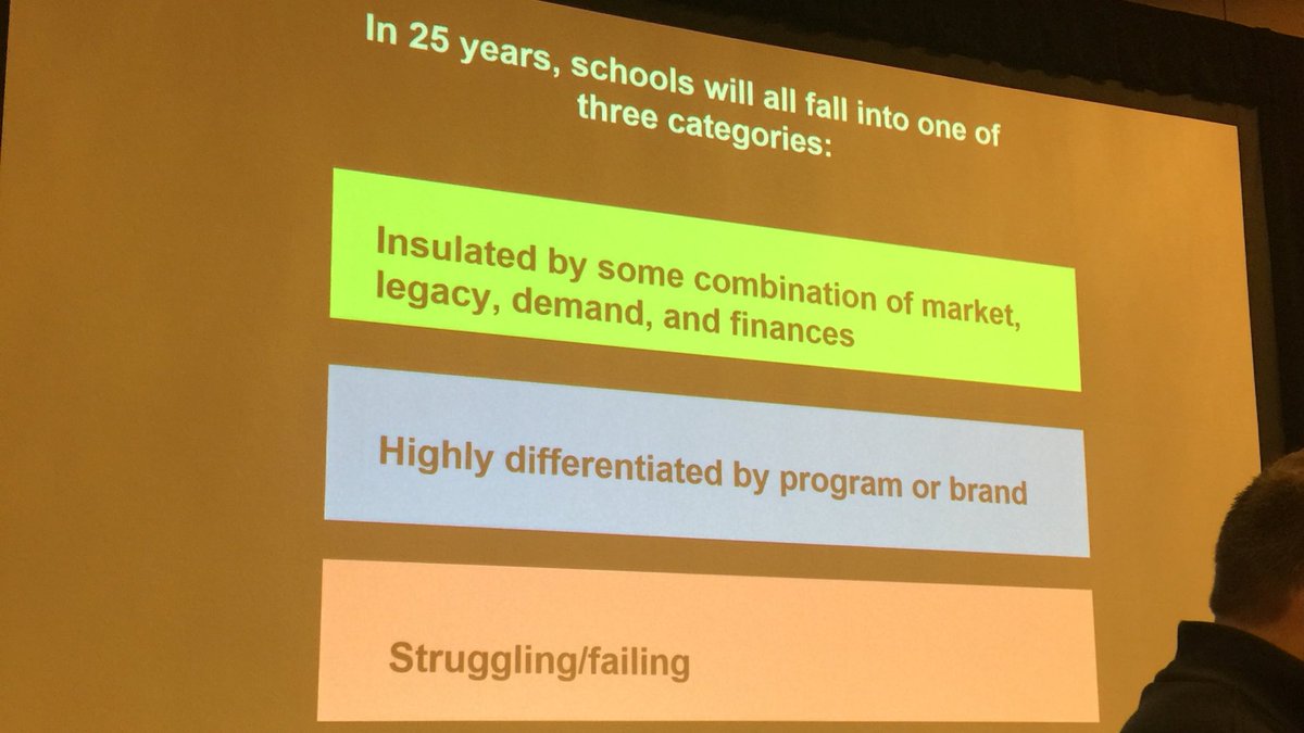 AMKeeLCS's tweet image. Lichtman: You&apos;ve got to give your customers a real reason for coming to your school #caisNLC @GrantLichtman @CAIS_Schools
