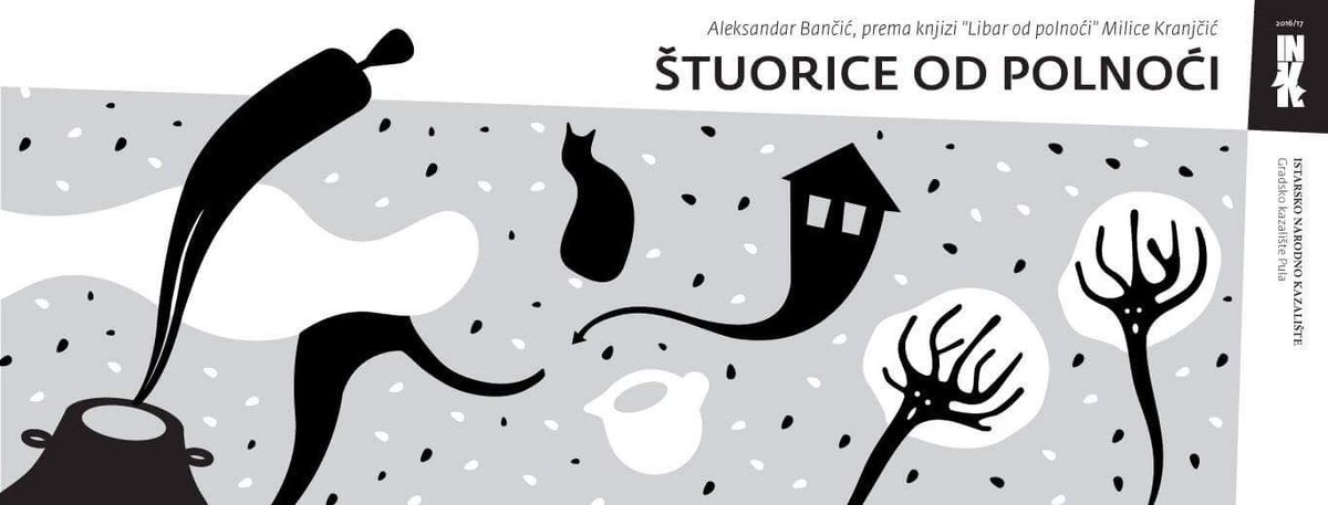 INKPula's tweet photo. https://t.co/unVw78atGW Čekamo Vas sutra na jutarnjim izvedbama predstave "Štuorice od polnoći" za naše najmlađe!
Vidimo se u INK! https://t.co/7KYUN3hCe0