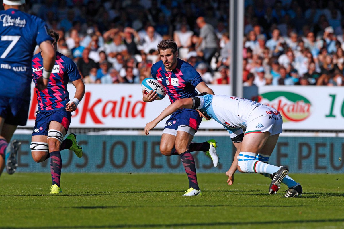 SFParisRugby's tweet photo. Tous les trois décisifs à Bayonne et récompensés avec une place dans le #XVtype @RugbyramaFR + 1 @midi_olympique. Bravo 👍 #ABSFP #SFParis https://t.co/MuZ88J83Ry