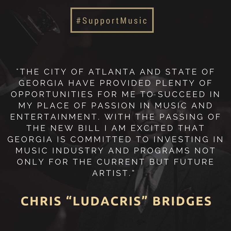 GaMusicPartners's tweet image. What @Ludacris said.... ;) #GeorgiaMusic