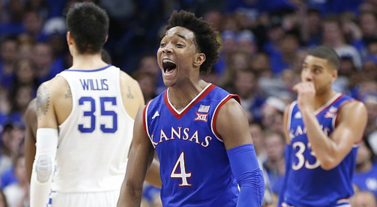 Bill Self: Devonte' Graham felt in his heart now wasn't the time to leave Kansas | Story by <a href="/mctait/">Matt Tait</a> kus.bz/2oibguR #kubball
