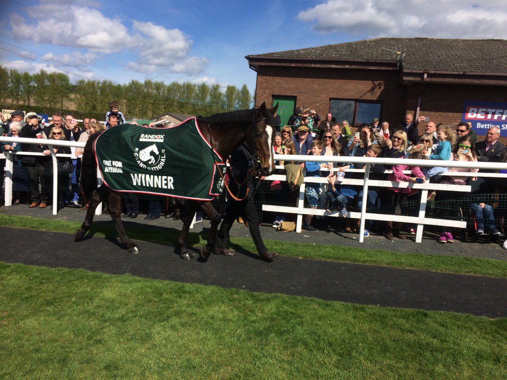 Grand National winner One for Arthur is guest of honour at today's races in Kelso