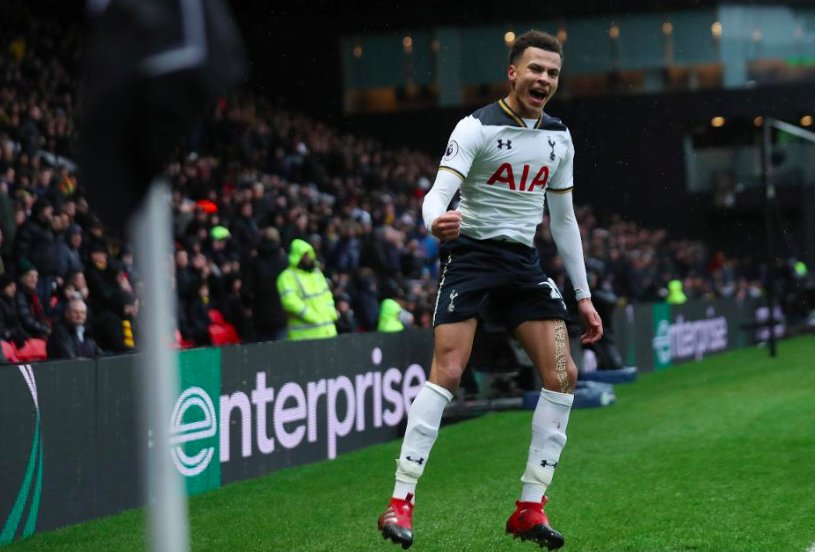 Premier League Goals &amp; Assists after 63 games:

- Alli: 40
- Beckham: 25
- Rooney: 22
- Scholes: 21
- Lampard: 10
- Gerrard: 10

Class act 👏
