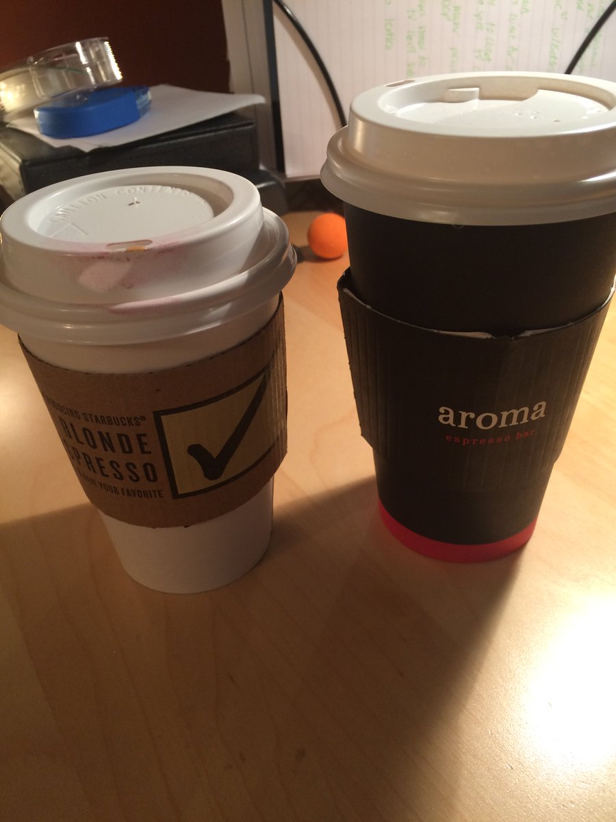 This should cover my need for coffee! #doublefisted