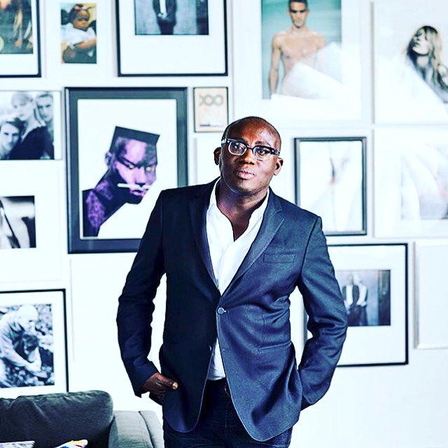 Meet <a href="/Edward_Enninful/">Edward Enninful OBE</a>: The first man and first black person to head up <a href="/BritishVogue/">British Vogue</a> as editor-in-chief. Eti sen 🇬🇭your boy did that!