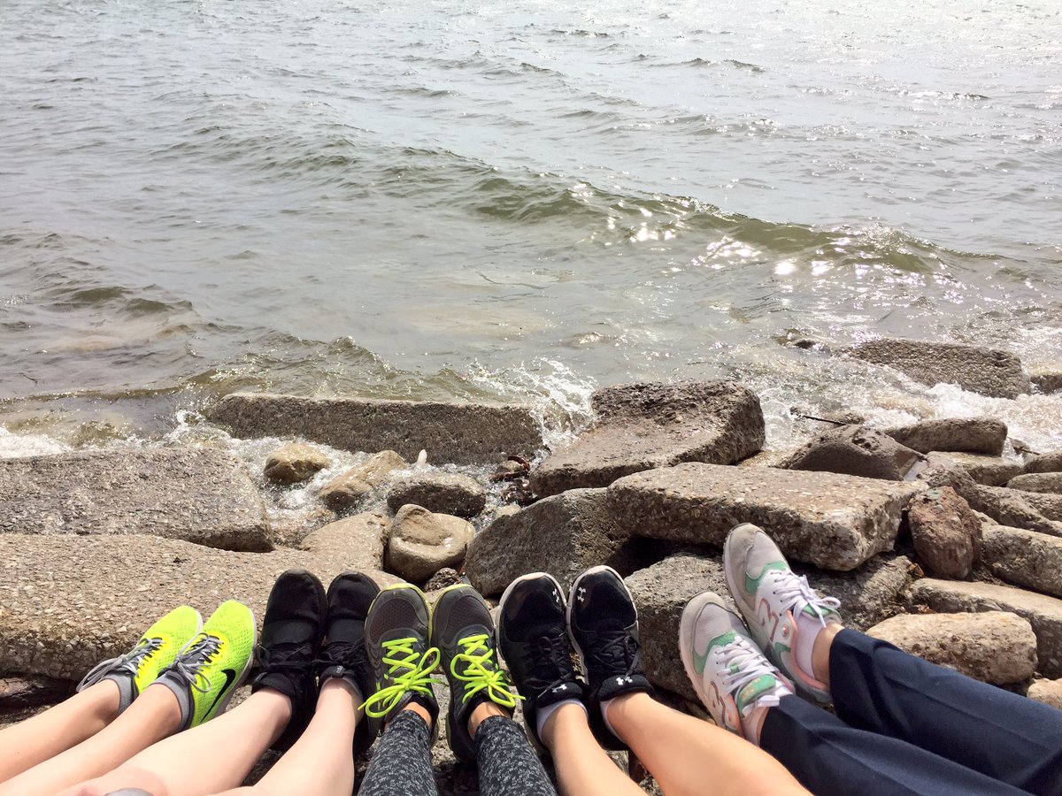 We followed our sneakers and started the week off right! 👟 #power walk #sunnydays #beautifulontario <a href="/AssumptionHCDSB/">Assumption</a>