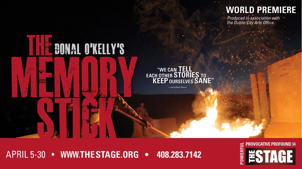livermorevlyart's tweet photo. Congrats to @DonalOKellyInfo on the World Premiere #TheMemoryStick, runs 4/5-4/30 @sanjosestage! https://t.co/j7Cvt52h3m #SFThtr https://t.co/IDAP5PPzwZ