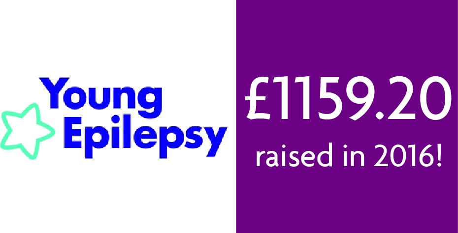 CPFelbridge's tweet photo. The final amount is in…we are so pleased to announce that we raised a total of £1159.20 for @youngepilepsy in 2016! https://t.co/h6SUAB1zwj