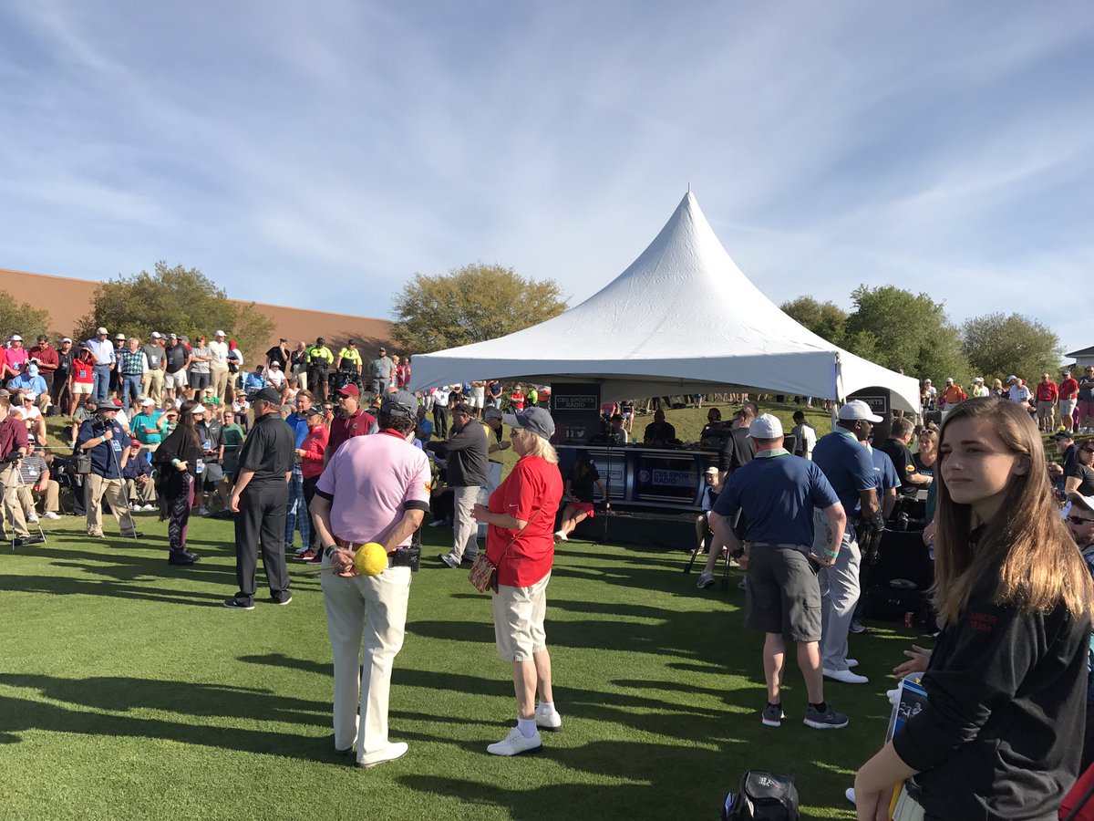 JoeLHughesII's tweet image. Still early, but crowd starting to swell at #Mondayafterthemasters