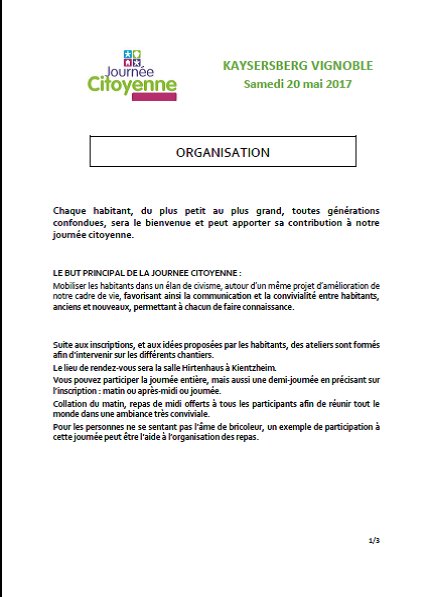KB_VIGNOBLE's tweet photo. JOURNEE CITOYENNE
Inscrivez vous dans les chantiers
La journée citoyenne aura lieu le samedi 20 mai 2017. https://t.co/M3n4LM2uhI