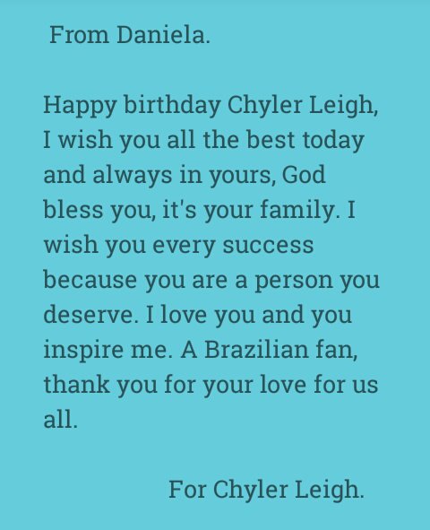  Happy Birthday Chyler Leigh. I love you Alex Danvers, Lexie Grey. 