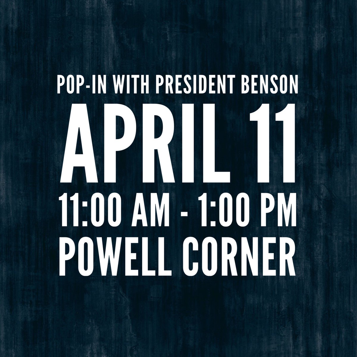 EKU_SGA's tweet photo. TOMORROW, your chance to meet @EKUPrez is here! Stop by Powell Corner to meet President Benson and members of #YourSGA https://t.co/5BXrx0ZSya