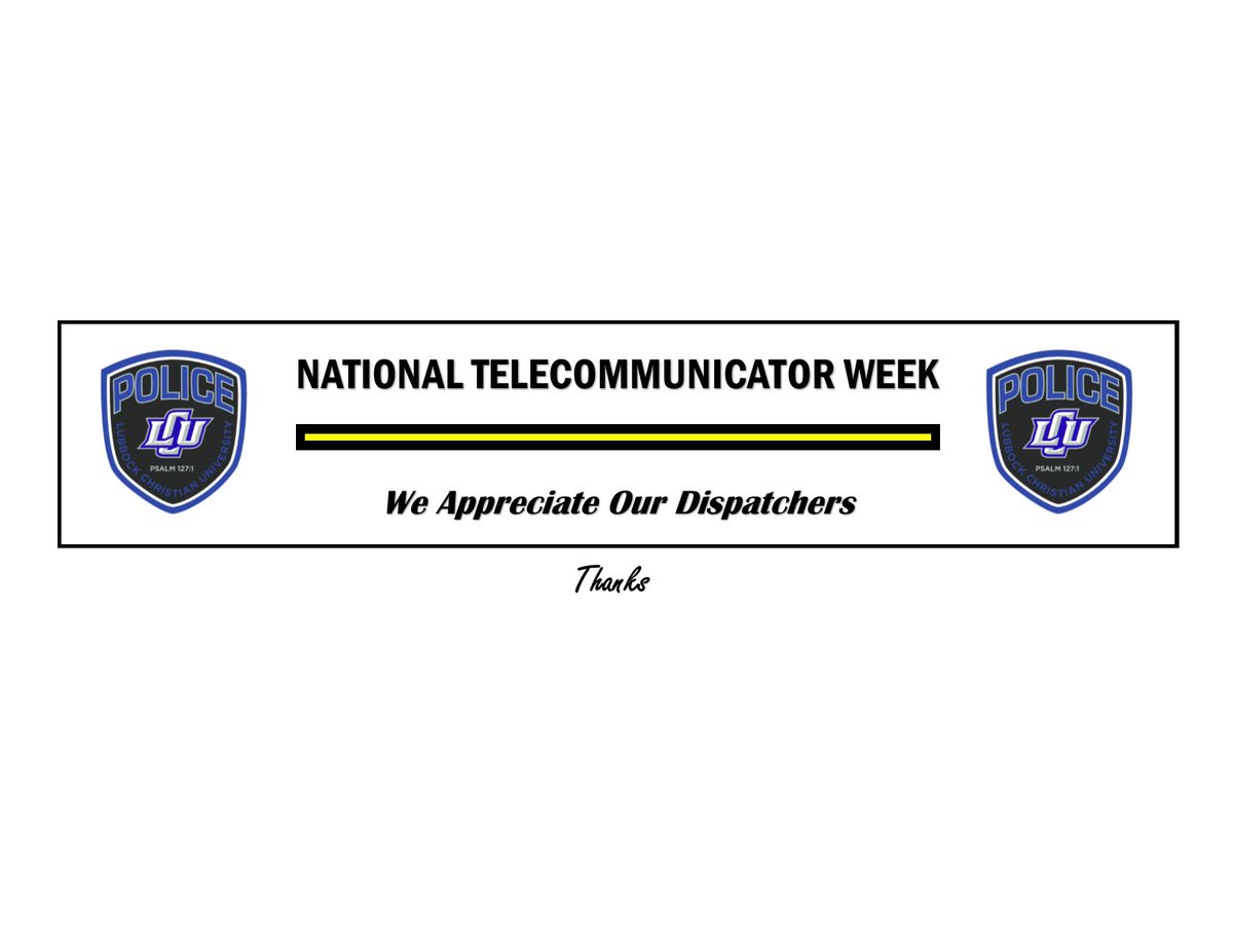 LCUDPS's tweet image. Thanks. @LubbockPolice @SheriffRowe  
#thingoldline