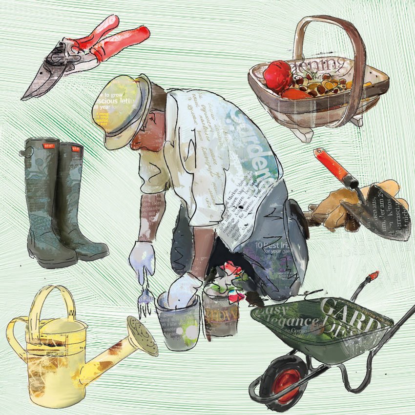 The perfect card for a garden enthusiast with a birthday this week.. #NationalGardeningWeek