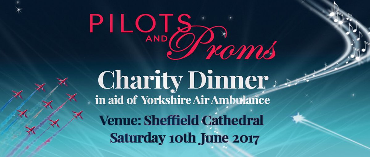 redrouteagency's tweet image. Please join us &amp;amp; support a fabulous #Charity Dinner evening for @YorkshireAirAmb at #Sheffield Cathedral #yorkshire bit.ly/pilotsandproms