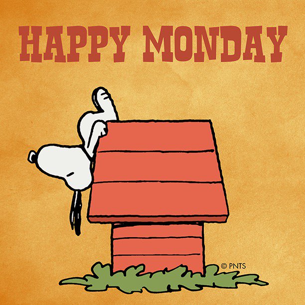 Snoopy's tweet photo. It's Monday. https://t.co/m8tpHVXYhH