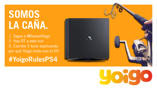 yoigo's tweet photo. 🔥🔥🔥 CONCURSO 🔥🔥🔥

¿YOIGO RULES O NO RULES? 😎🤘

¡Sigue las instrucciones y juega a #YoigoRulesPS4!

Si conseguimos el TT, regalamos 1 PS4 PRO https://t.co/1xMbew7WQB