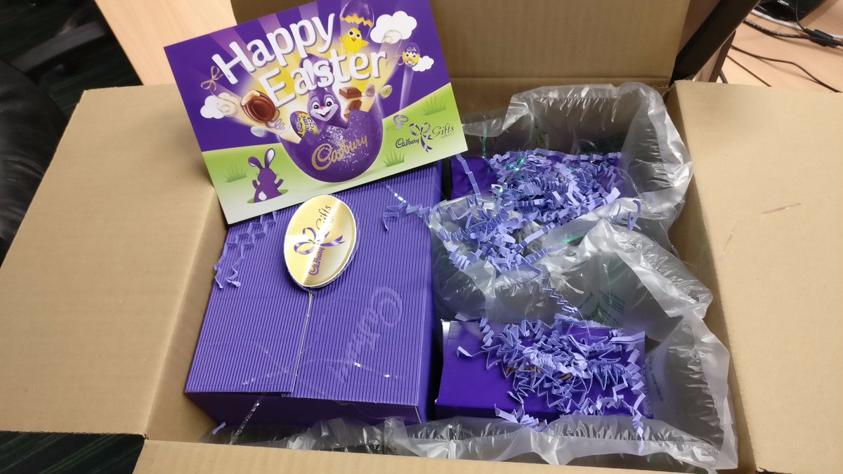 Thank you to <a href="/BoutiqueWorkCo/">Boutique Workplace</a> for the lovely Easter surprise! 🐰