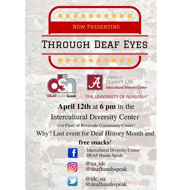 deafhandsspeak's tweet photo. Closing out Deaf History Month with a movie about just that! Accessible to all and we hope to see you in 2 days! Thanks to @idc_ua https://t.co/uhQyNzeRf0