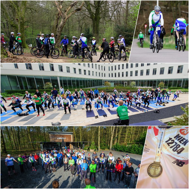 Looking back on a great sportive weekend. Organizing 2 events in NL, 1 in Germany and participating in the Rotterdam Marathon.