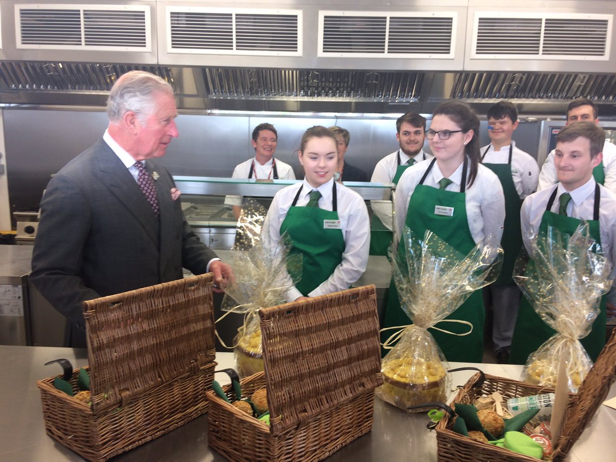Megan Paterson (@mhpaterson) on Twitter photo HRH Prince Charles says he'll "happily gnaw" through the wares of the Cumbrian hampers prepared by students from <a href="/lakescollege/">Lakes College West Cumbria</a> HRH Prince Charles says he'll "happily gnaw" through the wares of the Cumbrian hampers prepared by students from <a href="/lakescollege/">Lakes College West Cumbria</a>