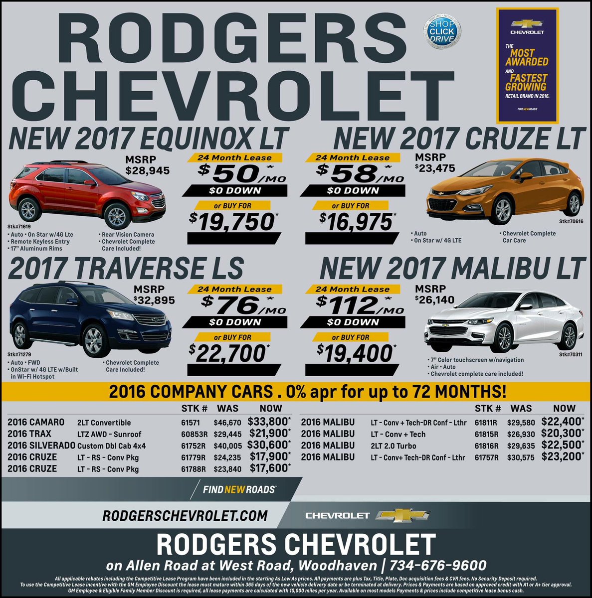 MBatesChevy's tweet image. #MotivationalMonday We would like to motivate you everyday!What could be more motivating than having the #LOWESTPAYMENT available?