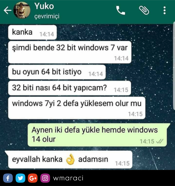 wmaraci's tweet photo. Bu yöntemi kullanarak siz de Windows 14'e erişebilirsiniz. #Windows #Windows14 #Yazılım #Geliştirici https://t.co/1KMGMUBggf