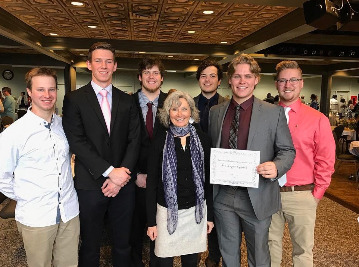 TKE_Fraternity's tweet photo. Congrats to the Upsilon-Gamma chapter for winning University of Minnesota Duluth's Organization of the Year award! #IAMTKE https://t.co/HemzNx4amH