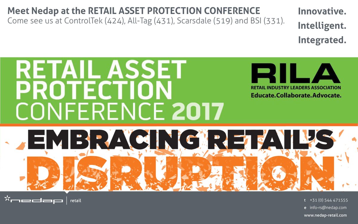 Make sure to come see us at <a href="/ControltekUSA/">CONTROLTEK USA</a>, <a href="/AllTagSecurity/">All-Tag Security</a>, Scarsdale and BSI this week during RILA! <a href="/RILAtweets/">RILA</a>