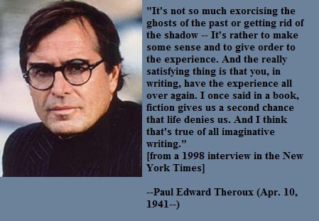 Happy birthday, Paul Theroux! 