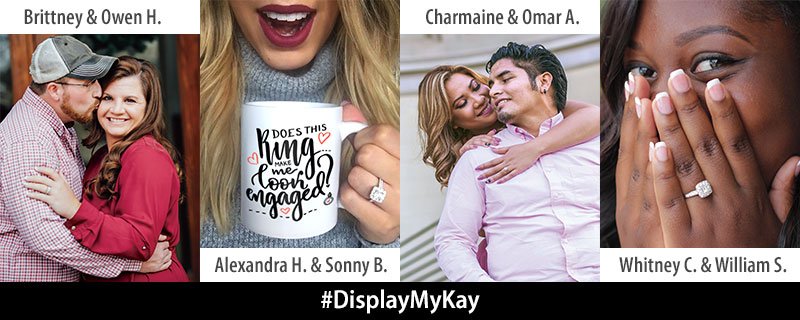 KayJewelers's tweet photo. Our Instagram followers prove every kiss really does begin with Kay. Check out our current catalog! #DisplayMyKay 
https://t.co/H9M1RsR3h3 https://t.co/q2CBwUM5iL