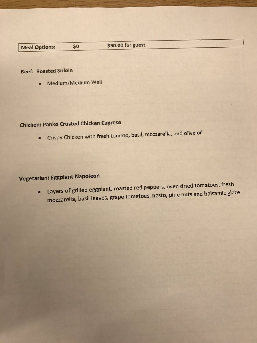 PAHS2017's tweet photo. LAST WEEK to buy prom tickets! PAHS seniors are FREE while outside guests are $50. Here is the menu: https://t.co/wWrRcBH88r