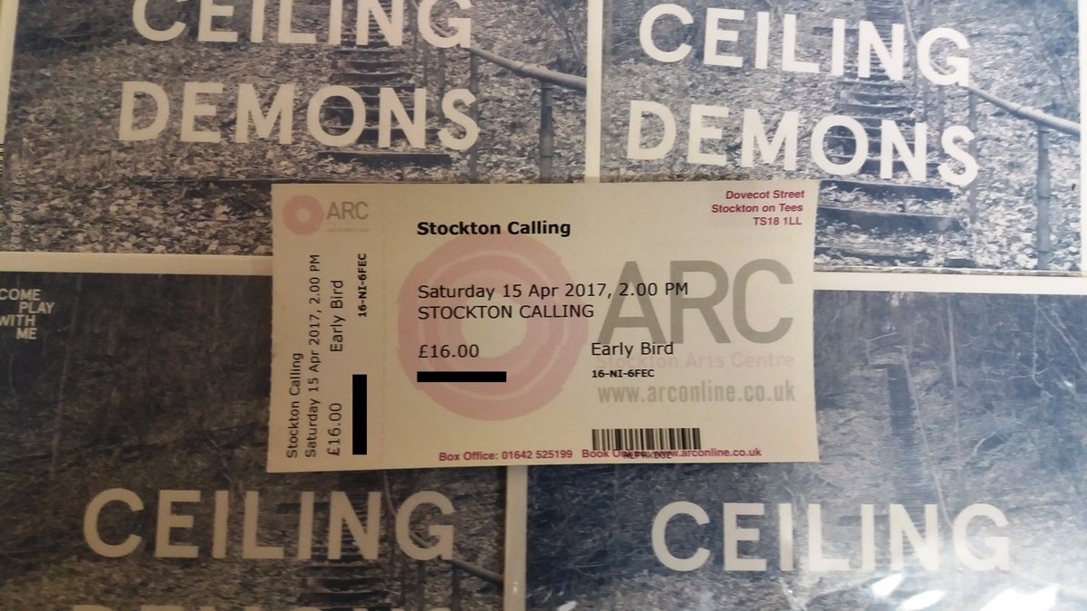 CeilingDemons's tweet photo. Competition:
1 x Ticket to the sold out @StocktonCalling 
1 x Lost the Way 7"
Winner announced 14/04/17
Follow &amp; RT for a chance to win 🎟️ https://t.co/HUmh6TlSxF