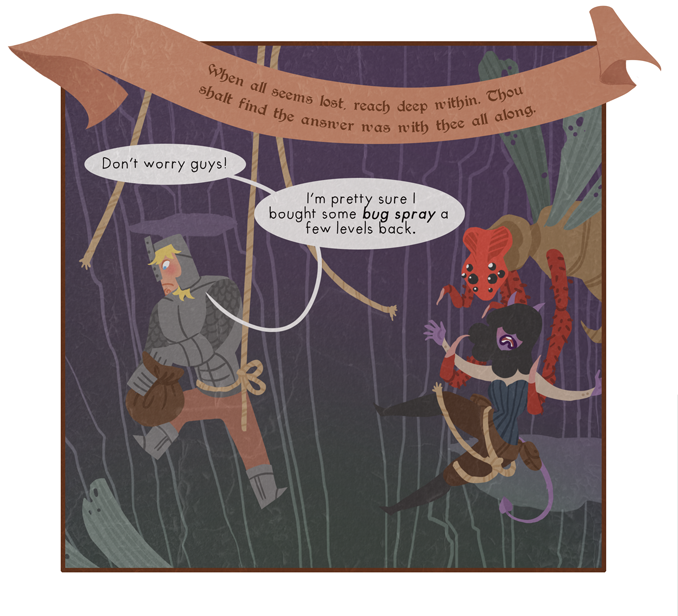 HandbookHeroes's tweet photo. Now see, this is why I don't like rock #climbing. Friggin spider eaters, man.
https://t.co/3YcAa9GENA
#DND #pathfinder #rpg #fallingdamage https://t.co/sbV10VuIdE