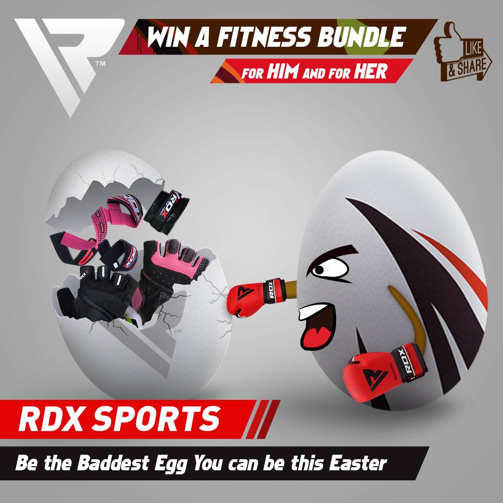 Win a Fitness Bundle this Easter by simply Liking &amp; Re-tweeting – Happy Easter all!  
#RDXSports #TeamRDX #RDX #spring #Easter #Easter17
