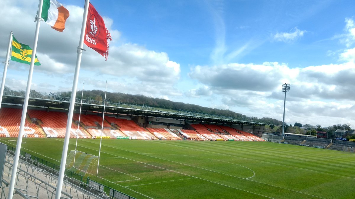 ronanhart's tweet photo. Just adding the finishing touches at the A.G for tonights  Ulster U21 football final @Doiregaa @officialdonegal  @UlsterGAA https://t.co/RiazmI5DDM