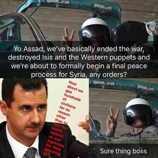WealthWatchman's tweet photo. I stand with Assad, Syria, and Russia.
No more wars for Israel!
#AssadDidNothingWrong https://t.co/fG6iwI2aNk