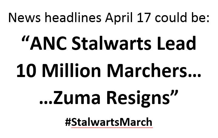 ancstalwarts's tweet photo. @ThuliMadonsela3 Perhaps the Stalwarts could lead a United March? Maybe this could be the result.... https://t.co/TFgKo67vo3