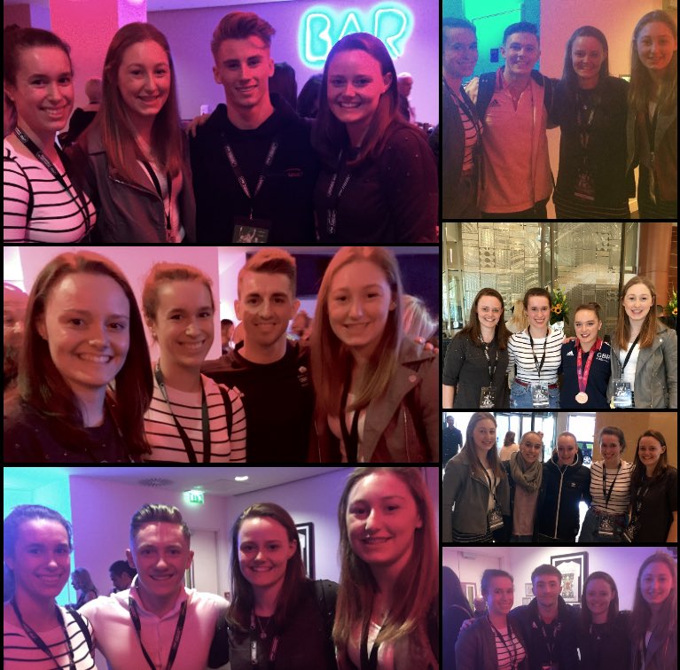 EllisDuignan's tweet photo. Can't believe I met the people that have inspired me so much 😁🙃 @thompson_Jay @brinnbevan @maxwhitlock1 @NileMW @amytinkler2 @Oldham93 https://t.co/eM5CPupEEv